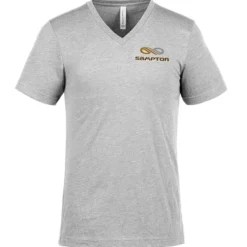 Bella+Canvas V-Neck T-Shirt - Men's - Heathers - Embroidered