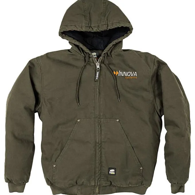 Berne Highland Washed Hooded Jacket