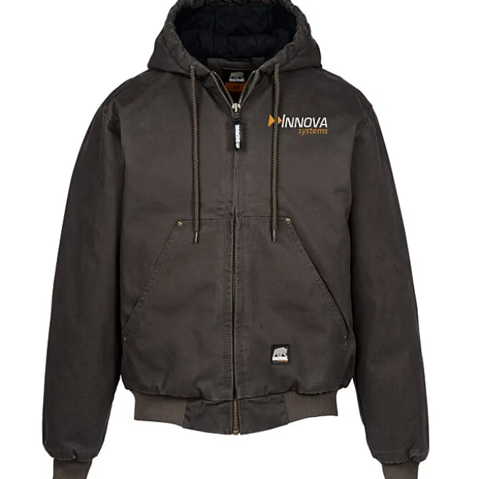 Berne Highland Washed Hooded Jacket