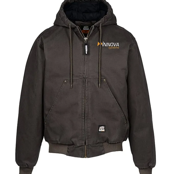 Berne Highland Washed Hooded Jacket