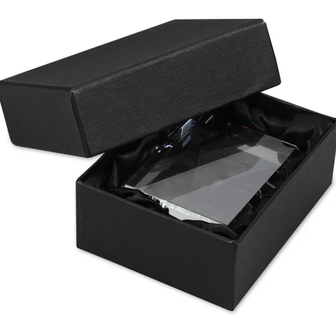 Beveled Crystal Paperweight - Rectangle