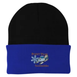 Big Cuff Knit Cap - Two Tone