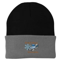 Big Cuff Knit Cap - Two Tone - 24 hr