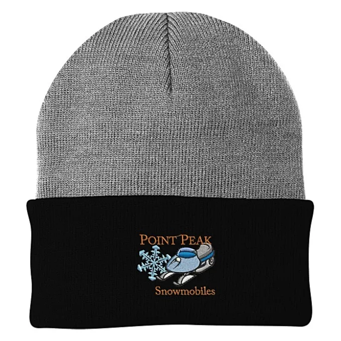 Big Cuff Knit Cap - Two Tone - 24 hr