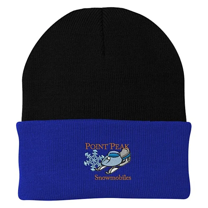 Big Cuff Knit Cap - Two Tone - 24 hr