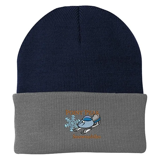 Big Cuff Knit Cap - Two Tone - 24 hr