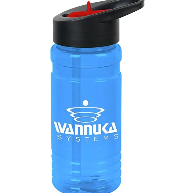 Big Grip Bottle with Two-Tone Flip Straw Lid - 20 oz