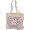 Birdie 10-ounce Cotton Gusseted Tote - 13 1/2 inches x 17 3/4 inches