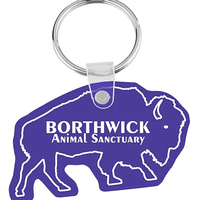 Bison Soft Keychain - Opaque