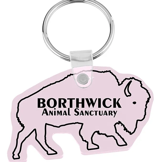 Bison Soft Keychain - Opaque