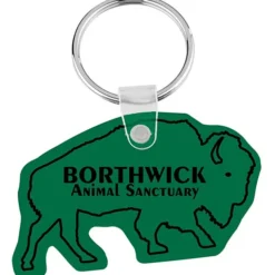 Bison Soft Keychain - Opaque