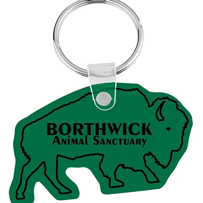 Bison Soft Keychain - Opaque