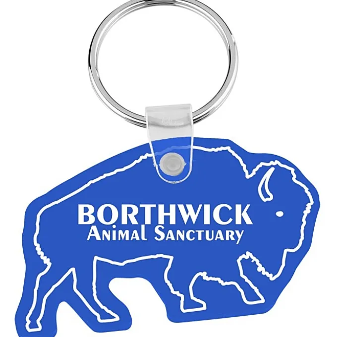 Bison Soft Keychain - Opaque