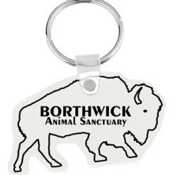 Bison Soft Keychain - Opaque