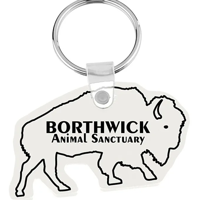 Bison Soft Keychain - Opaque