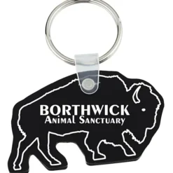 Bison Soft Keychain - Opaque