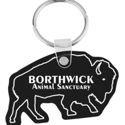 Bison Soft Keychain - Opaque