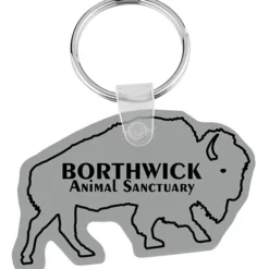 Bison Soft Keychain - Opaque