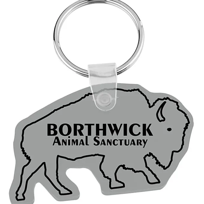 Bison Soft Keychain - Opaque