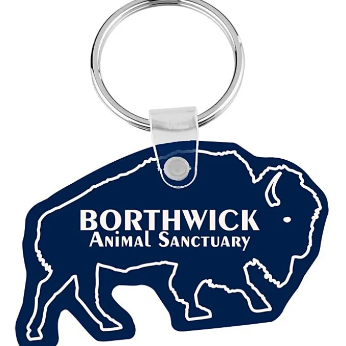 Bison Soft Keychain - Opaque