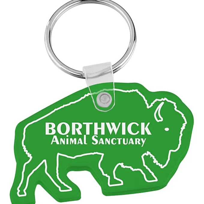 Bison Soft Keychain - Translucent