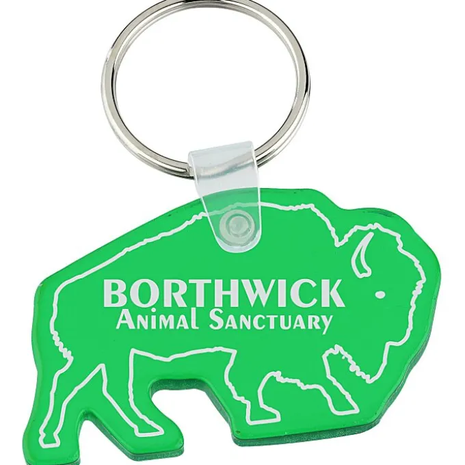 Bison Soft Keychain - Translucent