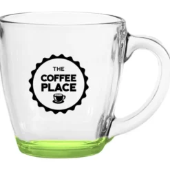 Bistro Glass Mug - 16 oz - Bottom Color