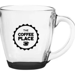 Bistro Glass Mug - 16 oz - Bottom Color