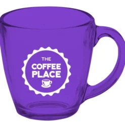 Bistro Glass Mug - 16 oz - Colors