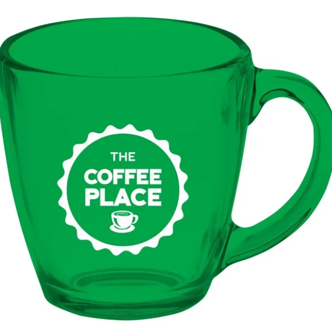 Bistro Glass Mug - 16 oz - Colors