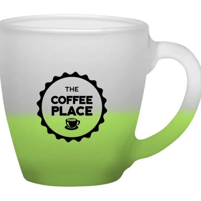 Bistro Glass Mug - 16 oz - Frosty Color