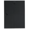 Black Glass Wall Plaque - 12 inches
