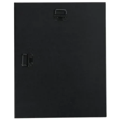 Black Glass Wall Plaque - 10 inches
