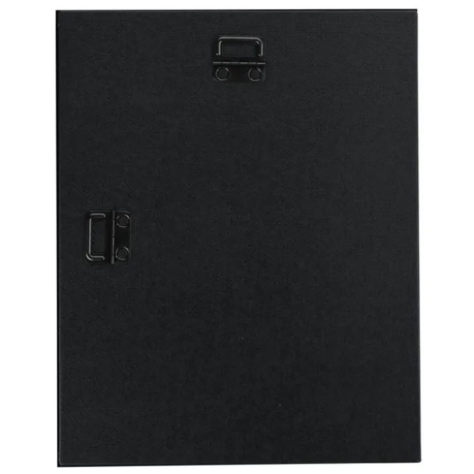 Black Glass Wall Plaque - 10 inches