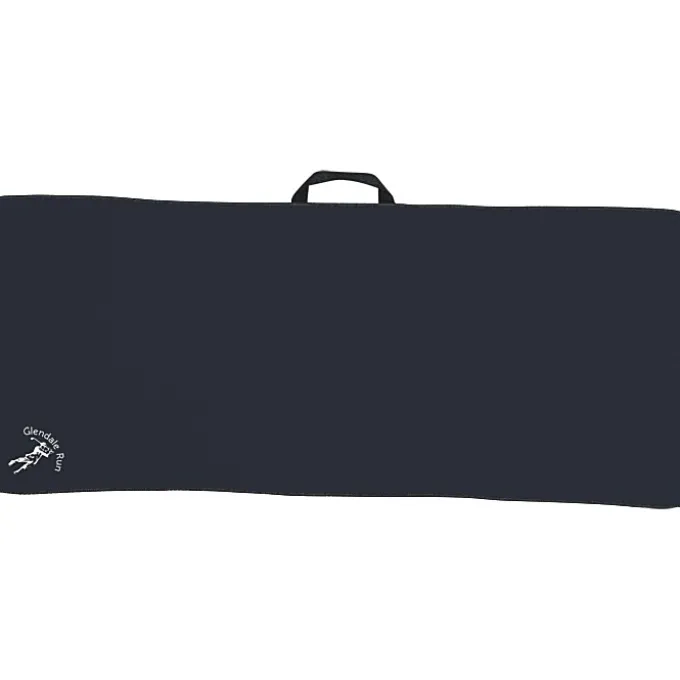 Black Loop Waffle Golf Towel - 17 inches x 40 inches - 24 hr