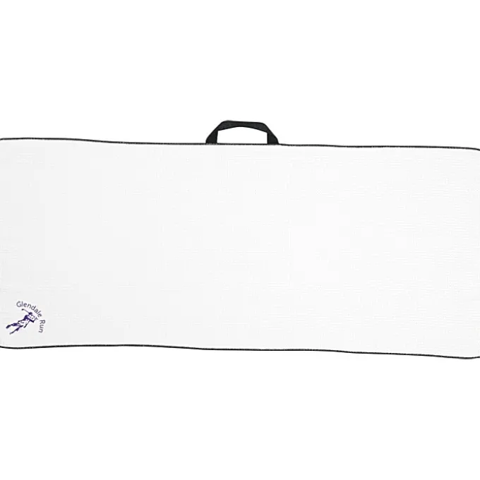 Black Loop Waffle Golf Towel - 17 inches x 40 inches - 24 hr