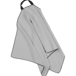 Black Loop Waffle Golf Towel - 17 inches x 40 inches - 24 hr