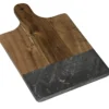 Black Marble and Wood Cutting Board - 24 hr