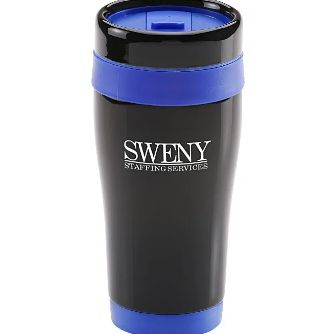 Black Stainless Steel Tumbler - 16 oz