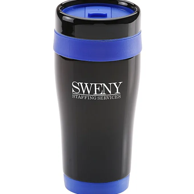 Black Stainless Steel Tumbler - 16 oz