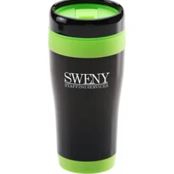 Black Stainless Steel Tumbler - 16 oz