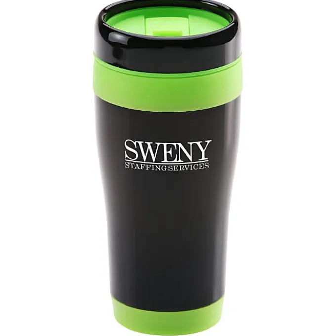 Black Stainless Steel Tumbler - 16 oz