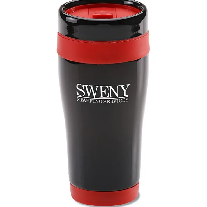 Black Stainless Steel Tumbler - 16 oz
