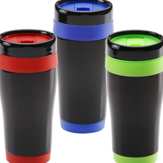 Black Stainless Steel Tumbler - 16 oz