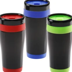 Black Stainless Steel Tumbler - 16 oz - 24 hr