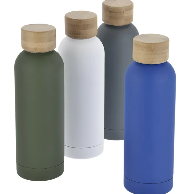 Blair Vacuum Bottle with Bamboo Lid - 17 oz - 24 hr