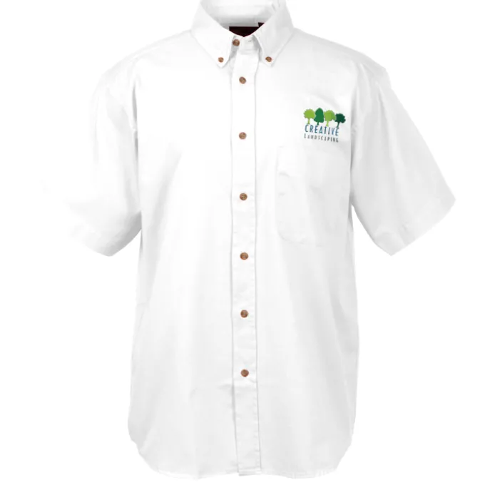 Blue Generation Fine SS Twill Shirt - Men's
