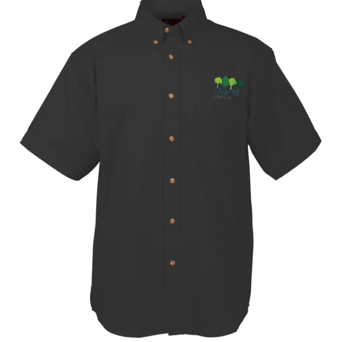 Blue Generation Fine SS Twill Shirt - Men's