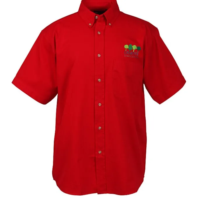 Blue Generation Fine SS Twill Shirt - Men's