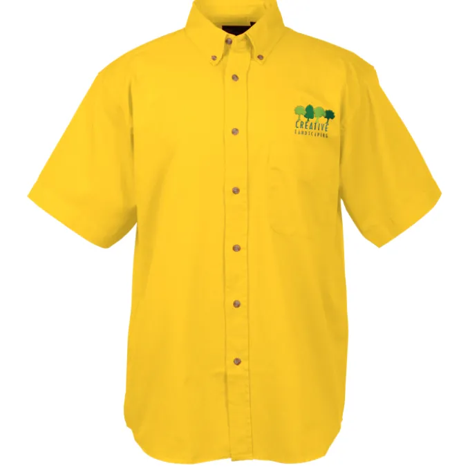 Blue Generation Fine SS Twill Shirt - Men's
